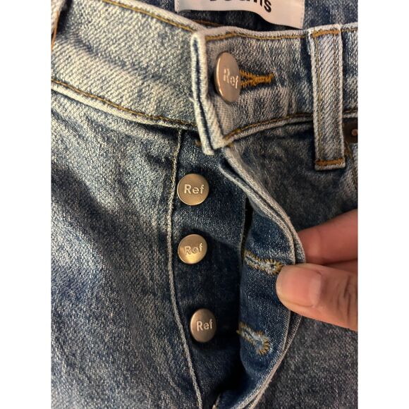 Reformation Jeans Serena High Skinny Crop in Augusta Wash 26 - Picture 6 of 7